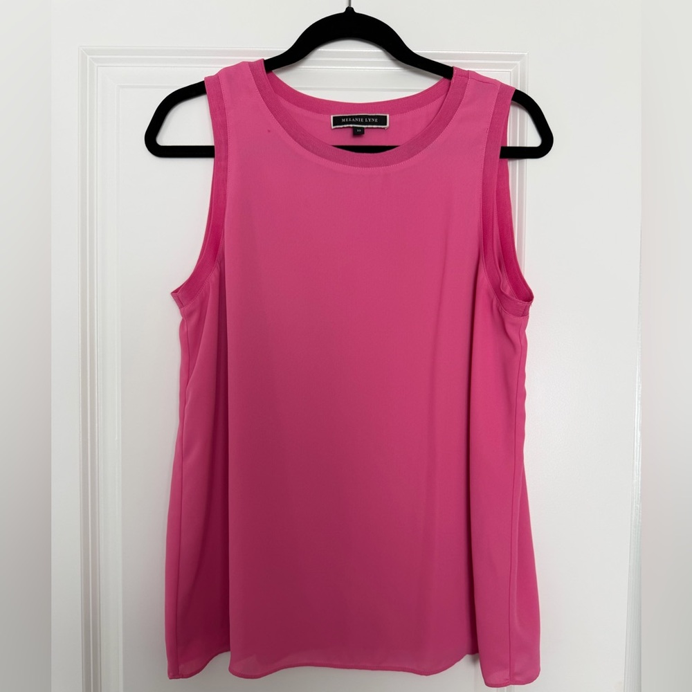 Ann Taylor Sleeveless Pink Shell Top